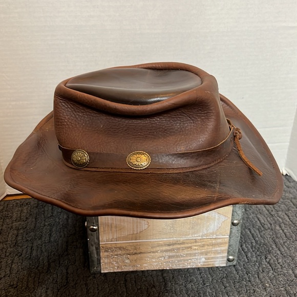 Leather Henschel Hat size large - Picture 4 of 16